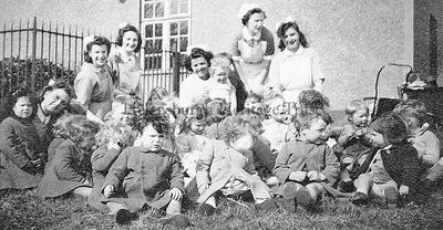Mystery group
No details are known about this picture, which was handed in to the Helensburgh Advertiser after it had been found in the street. It might be from a nursery or a children's home, perhaps in the 1950s or 60s.

