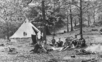 In camp
Members of the local scouting Rovers in camp at Luss in the early 1950s. More information would be welcomed. Image supplied by Gordon Fraser.
