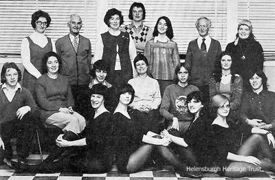 Oklahoma
The cast of the 1976 Helensburgh Amateur Operatic Society production of Oklahoma in the Victoria Hall. Image from the show programme supplied by Russell Moffatt through the Helensburgh Memories Facebook page.

