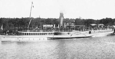 SS Prince George
The 256-ton Prince George, pictured at Balloch pier packed with passengers, was in service on Loch Lomond from 1899 to 1938. Built by A. & J.Inglis at Pointhouse, Glasgow, she was towed up the Leven. Her machinery meant she was rather expensive to operate. Most of her service was on the Balloch to Ardlui route, although she did do some afternoon excursion work. She was withdrawn and laid up at Balloch in 1938. Image date unknown.
