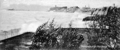 Stormy waters
A 1904 image of a seafront storm seen from the balcony of the then Queen's Hotel.
