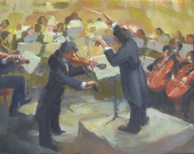 The Conductor, by Caroline Sillars. Copyright the Anderson (Local Collection) Trust.
