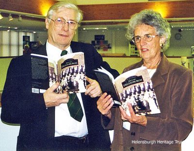 Around Helensburgh
Compilers Kenneth Crawford, who wrote the captions, and Alison Roberts are pictured at the 1999 launch of the Helensburgh Heritage Trust book of old local pictures, entitled Around Helensburgh and part of the Images of Scotland series from Tempus Publishing Ltd of Stroud, Gloucestershire.
