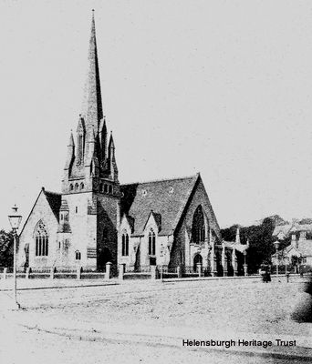 West United Free Church
The West United Free Church in Colquhoun Square in 1903. Later it became St Andrew's Church of Scotland, then Old and St Andrew's, then the West Kirk, and now Helensburgh Parish Church. Image supplied by a former minister of the church, the Rev David Clark.
