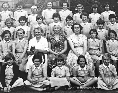 Woodend
St Bride's School pupils and teachers at Woodend in 1956.
